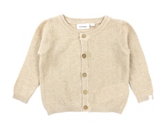 Lil Atelier cardigan humus melange bomuld/cashmere